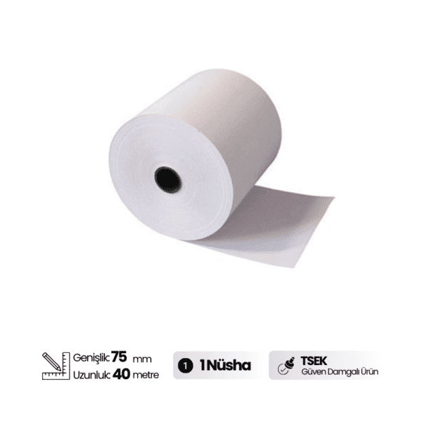 75X40m 1.Hamur Rulo Tek Nüsha (Termal Olmayan)